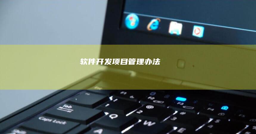 软件开发项目管理办法